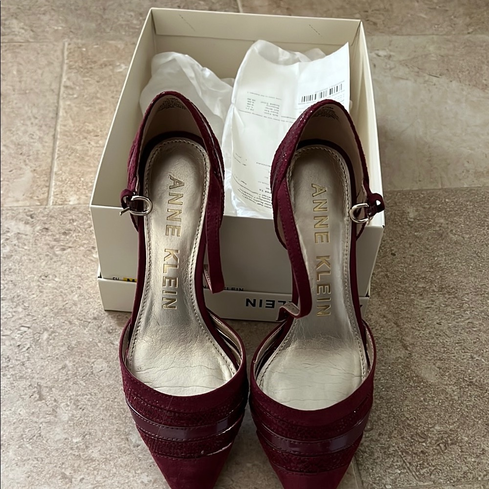 Anne Klein Deep Red Women's Heels